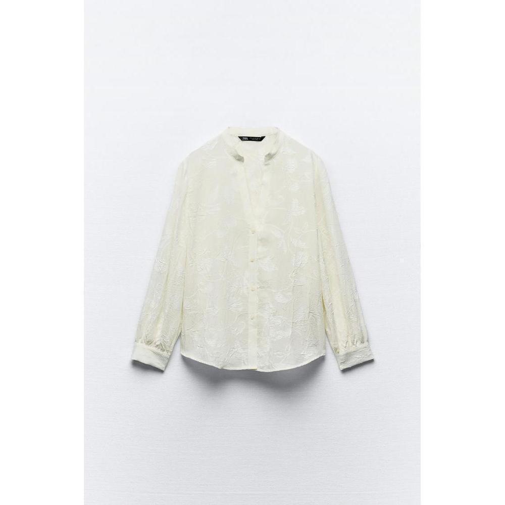 FLORAL BURNOUT SHIRT - Picture 3 of 4